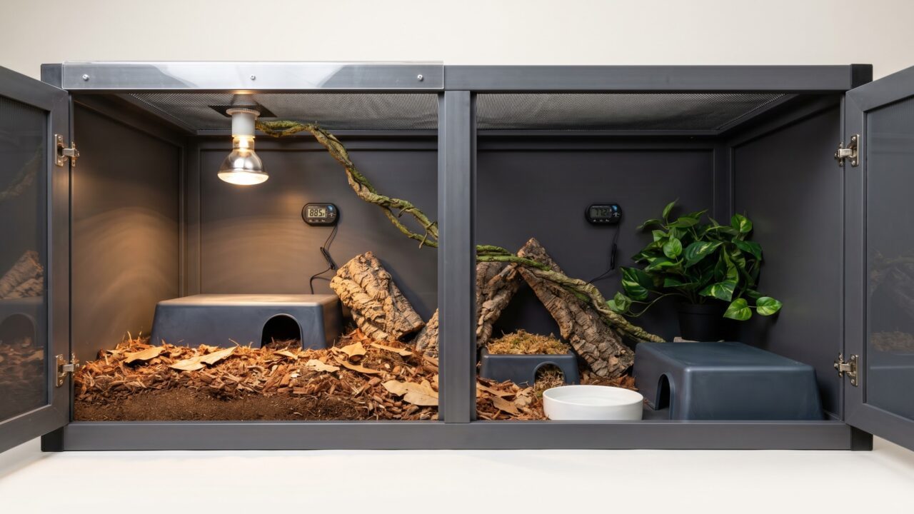 How to set up a 4x2x2 ball python enclosure, step by step