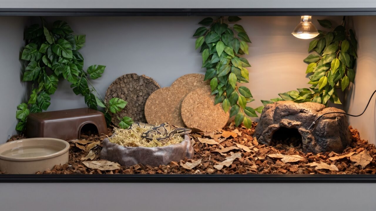 Ball python enclosure: the complete setup guide
